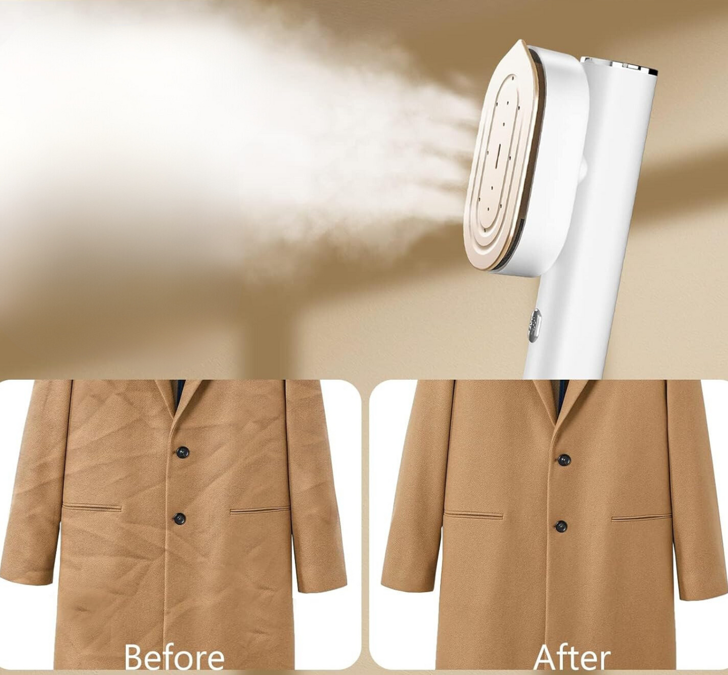 SwiftSteam Pro: Compact Dual-Mode Clothes Steamer