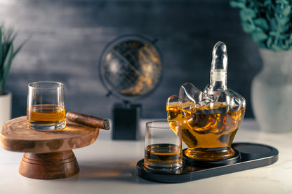 Unique Middle Finger Novelty Whisky Decanter