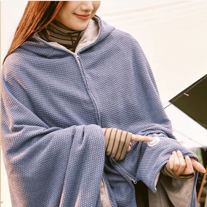 WarmWave Washable USB Heated Hooded Cape