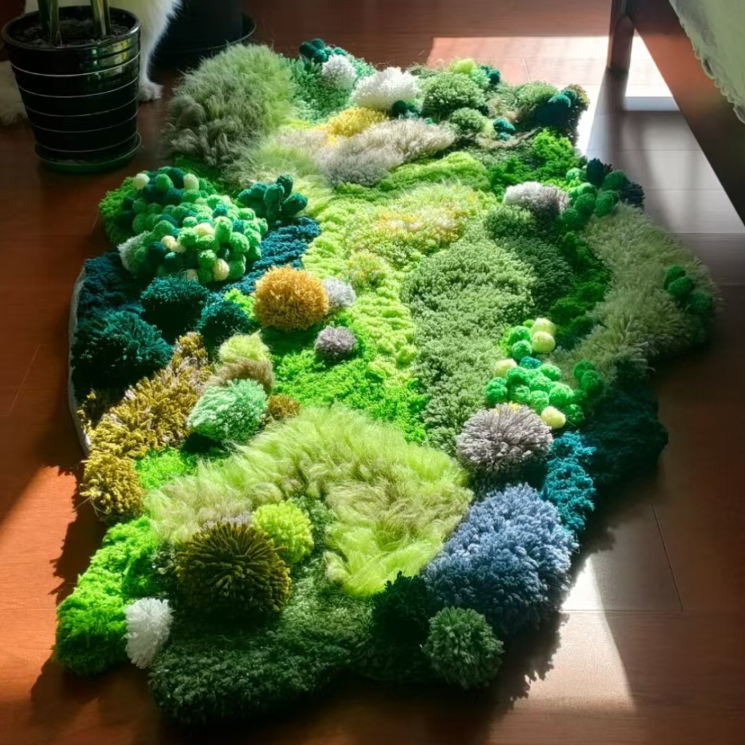 CulnCraz DIY Latch Hook Moss Rug Kit